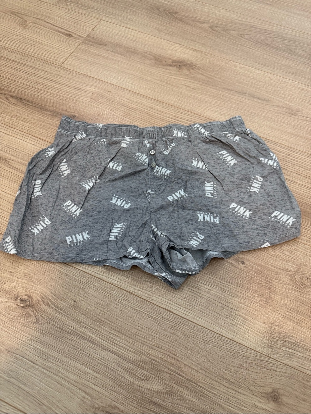 PINK Victoria's Secret Grey Sleep Shorts, Size S